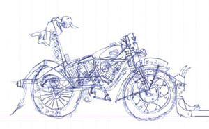 Big Boss Motor Cycle by JU