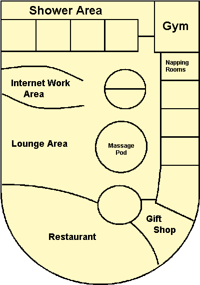 <Air Lounge Floor Plan>
