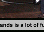 <John Uske with new electric system he built>