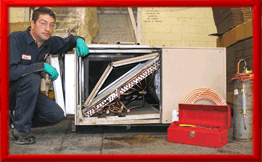 <Airhandler repaired by John Uske>