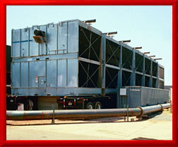 <A forced draft cooling tower>