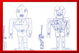 <Robot Interior & Exterior views