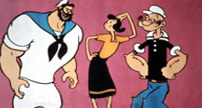 <Popeye the Sailor Collage by John Uske>