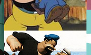 <Popeye the Sailor Collage by John Uske>