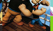 <Popeye the Sailor Collage by John Uske>