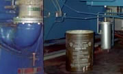 <Absorption chiller being repaired>